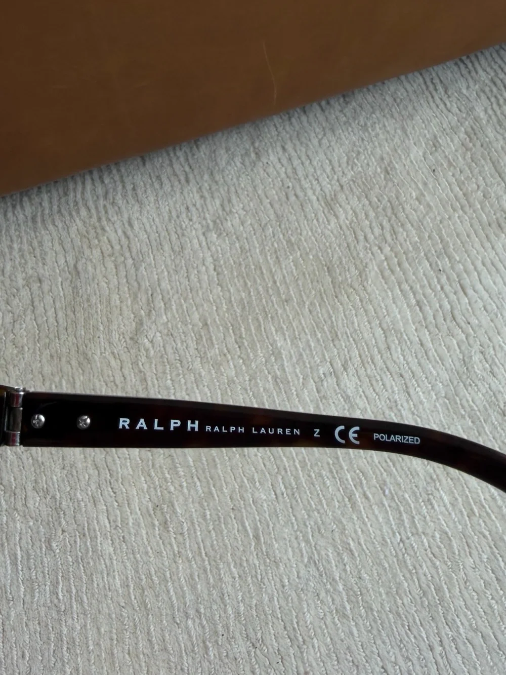Ralph Lauren tortoise shield sunglasses